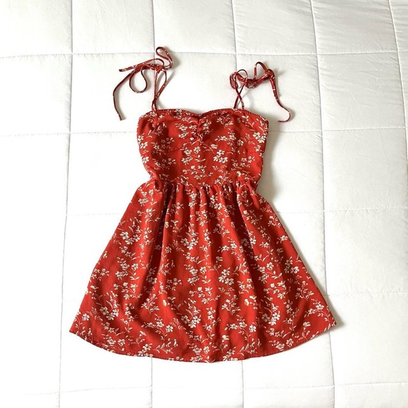 Cider Dresses & Skirts - Red floral dress